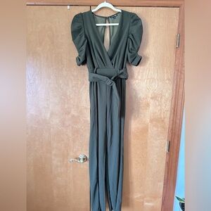 Jumpsuit green - one piece